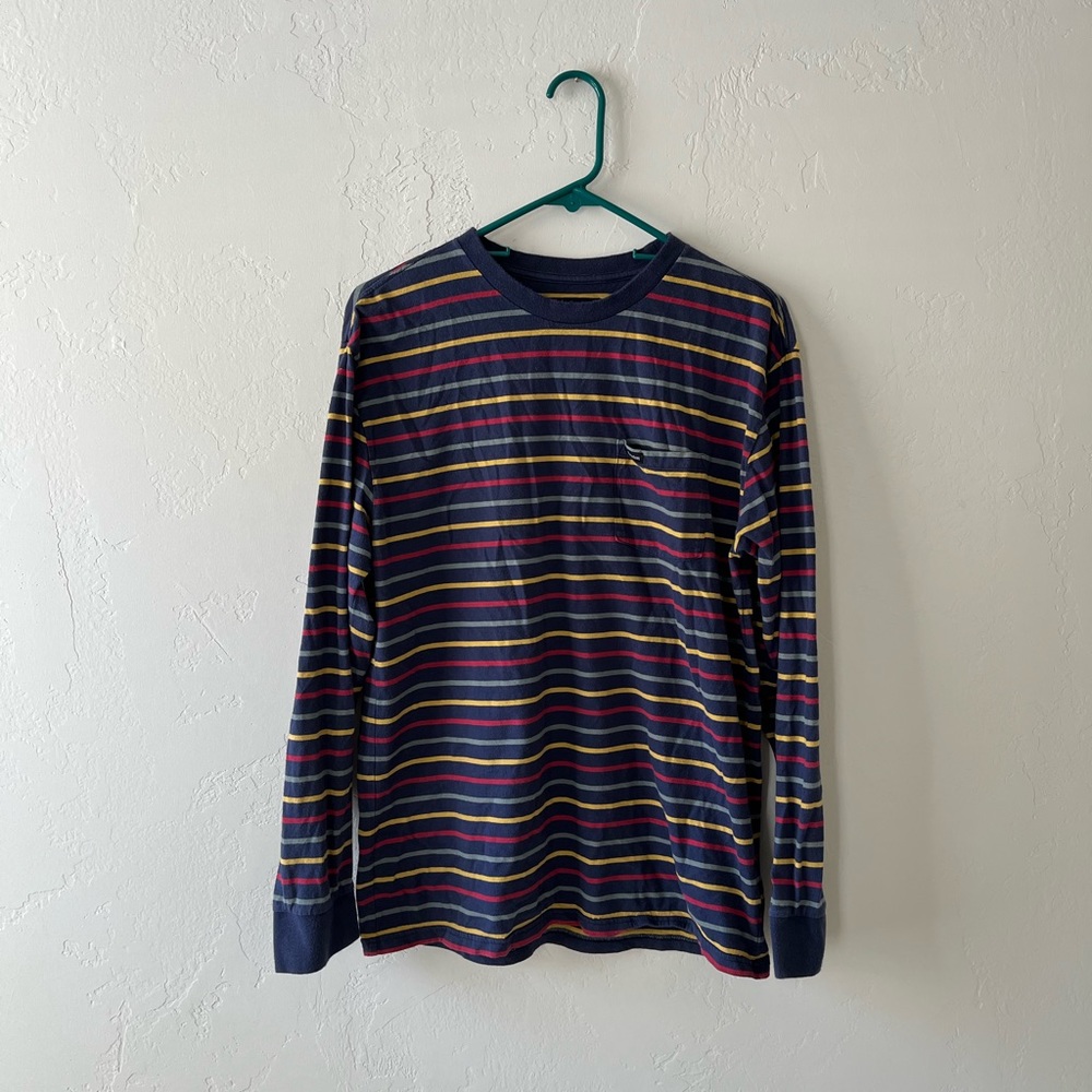 Mens Brixton Striped Longsleeve